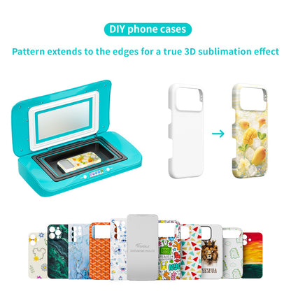 Smart Phone Case Sublimation Machine Set （no phone cases included, buy separately)